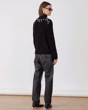 Cargar imagen en el visor de la galería, Cárdigan negro joya
