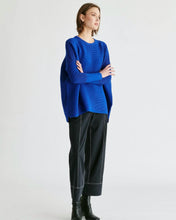 Cargar imagen en el visor de la galería, Jersey azulón canalé