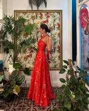 Cargar imagen en el visor de la galería, Vestido seda flores