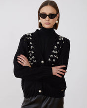 Cargar imagen en el visor de la galería, Cárdigan negro joya