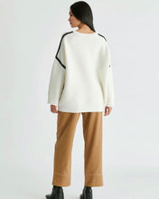 Cargar imagen en el visor de la galería, Jersey canalé blanco