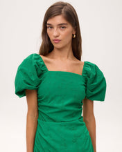 Cargar imagen en el visor de la galería, Vestido damasco verde