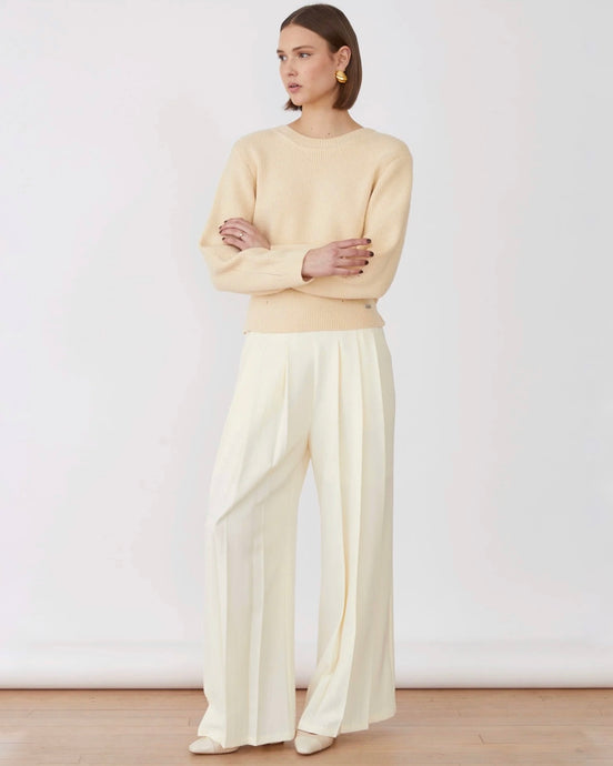 Pantalón crepé plisado