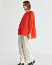 Cargar imagen en el visor de la galería, Jersey canalé naranja