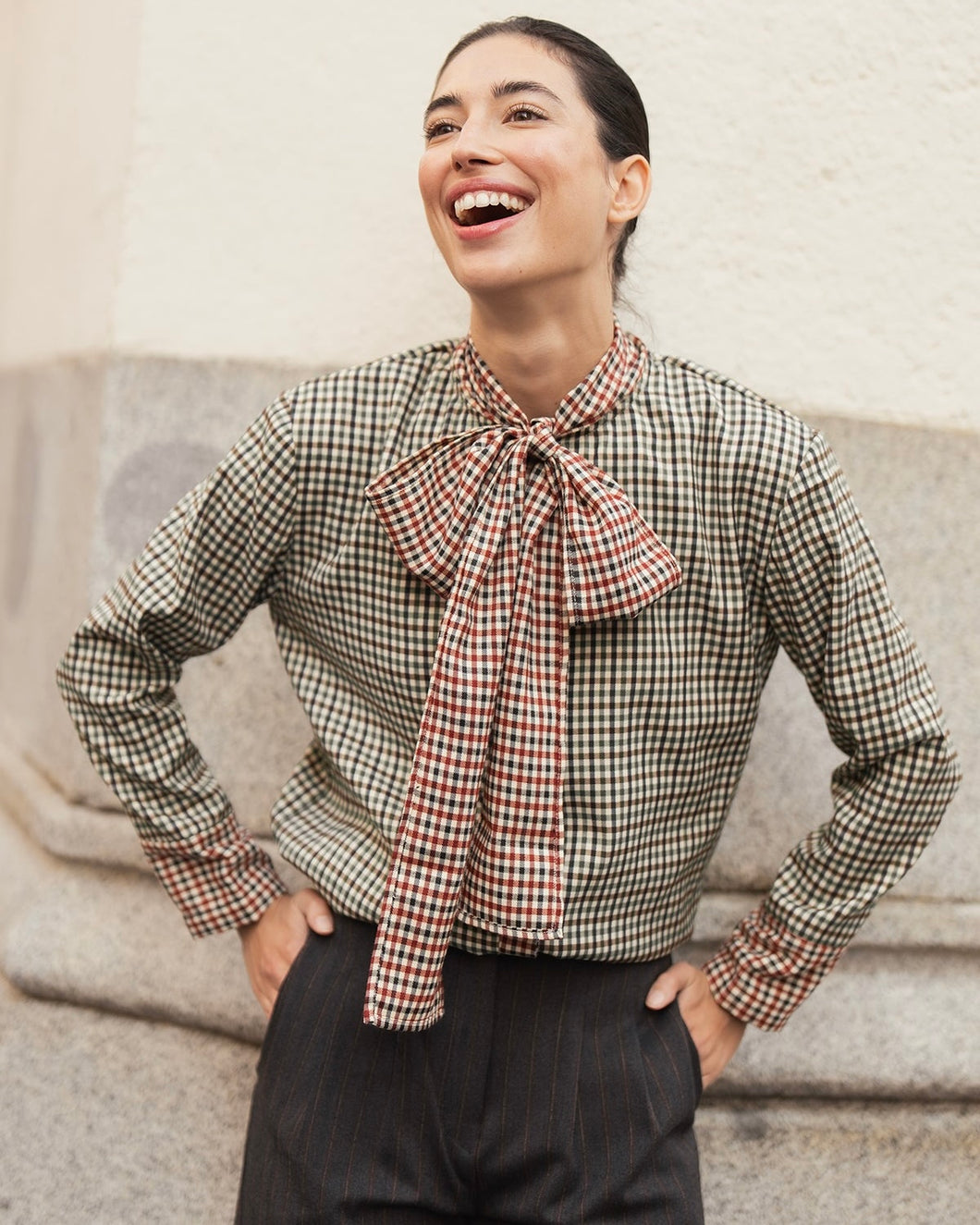 Camisa cuadros vichy