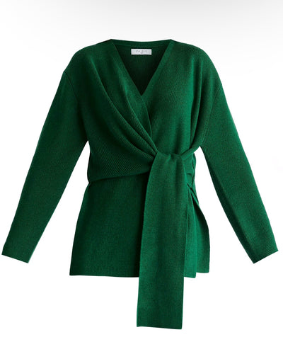 Jersey verde punto suave