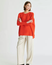 Cargar imagen en el visor de la galería, Jersey canalé naranja