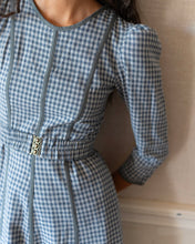 Cargar imagen en el visor de la galería, Vestido Vichy Bleu
