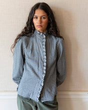 Cargar imagen en el visor de la galería, Camisa vichy azul