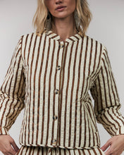 Cargar imagen en el visor de la galería, Chaqueta acolchada rayas