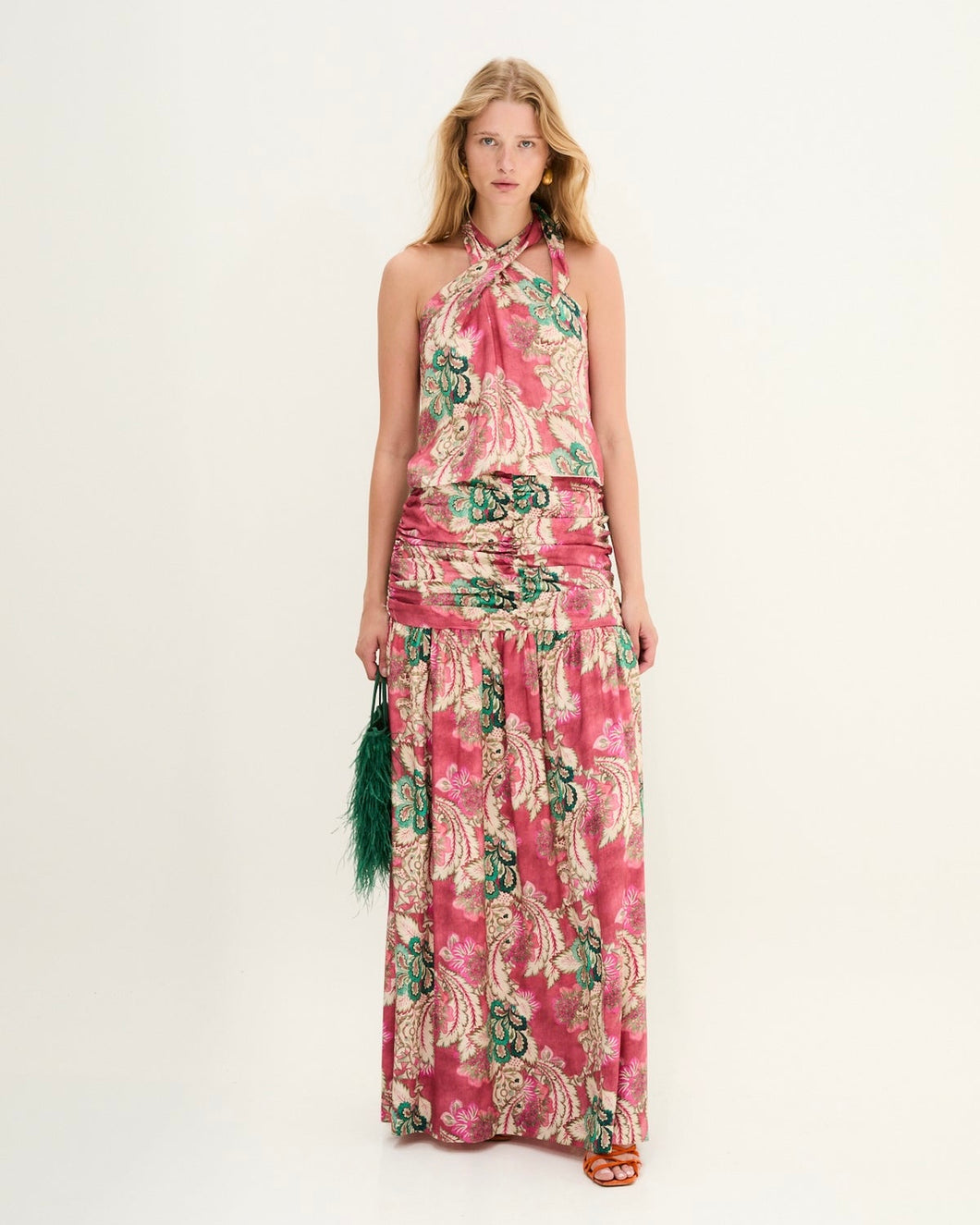 Falda estampado floral